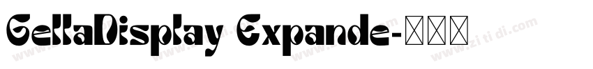GellaDisplay Expande字体转换